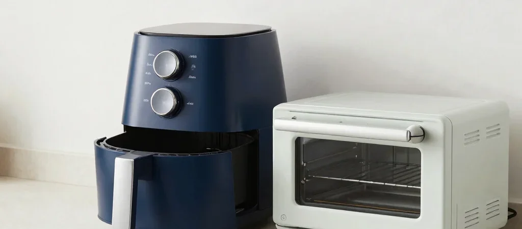 Exemplo: air fryer ou forno elétrico?