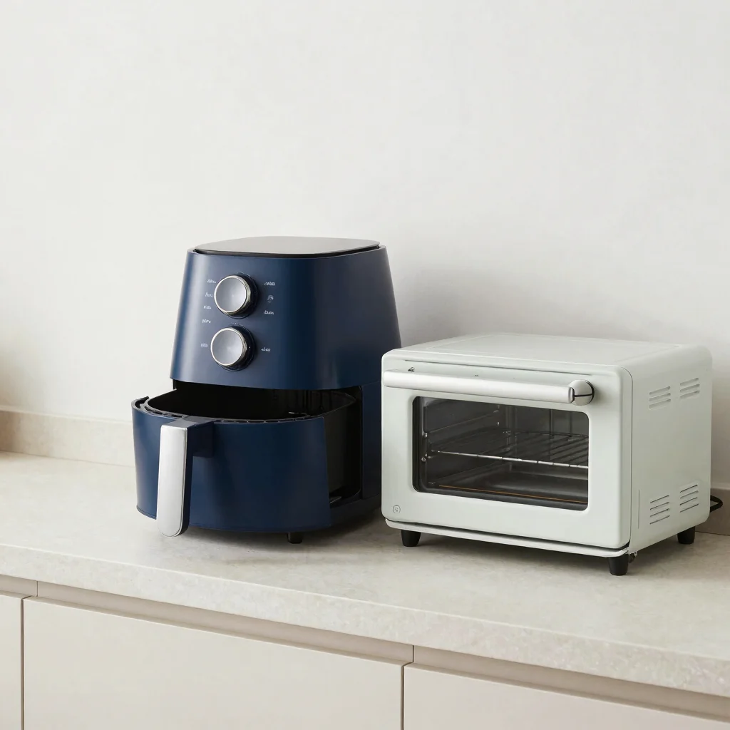 Exemplo: air fryer ou forno elétrico?